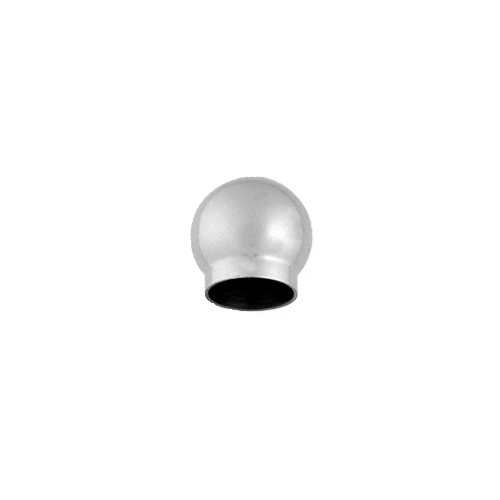 Polished Stainless 3-5/16" Ball Type End Cap for 2" Tubing
