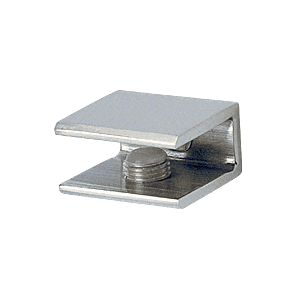 Polished Chrome Small Square Interior Shelf Clamp
