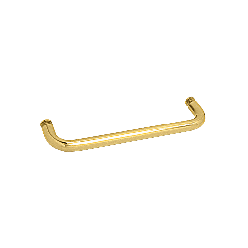 Polished Brass 12" BM Series Single-Sided Towel Bar Without Metal Washers