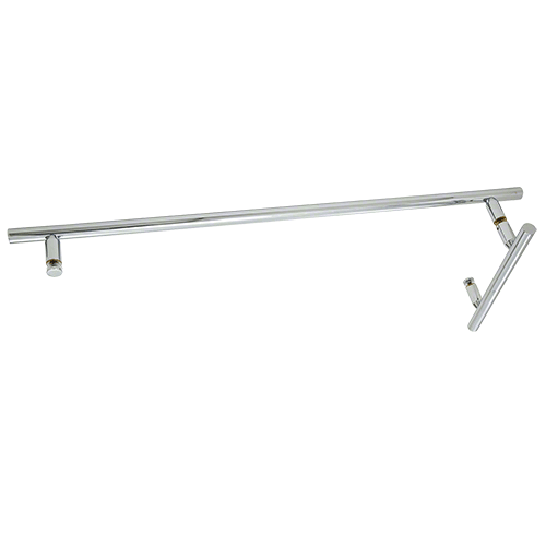 CRL LTB6X24CH Chrome 6" x 24" LTB Combo Ladder Style Pull and Towel Bar