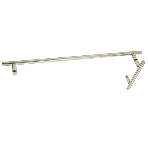 Polished Nickel 6" x 24" LTB Combo Ladder Style Pull and Towel Bar