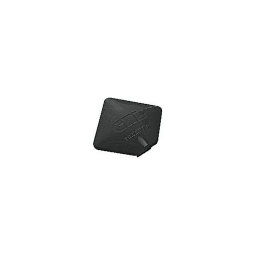 Matte Black Square AWS Post Cap for 90 Degree Corner Post