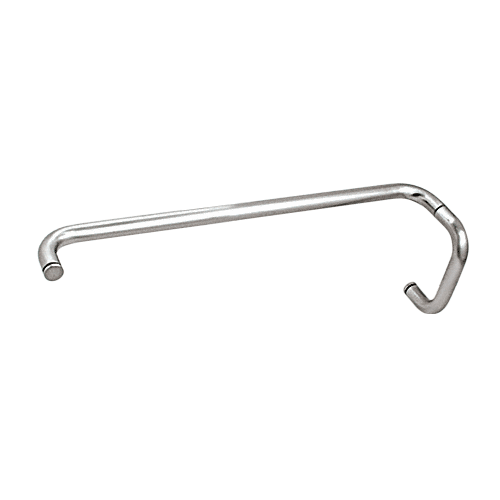 CRL BMNW6X22CH Polished Chrome 6" Pull Handle and 22" Towel Bar BM Series Combination Without Metal Washers