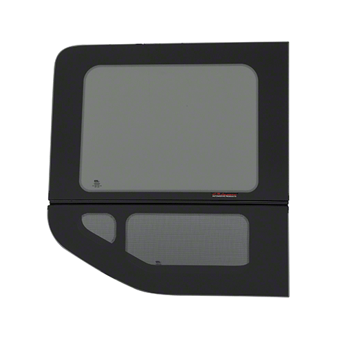 CRL FW294R 2015+ OEM Design 'All-Glass' Look Ford Transit Passenger's Side Rear Quarter Window for 148" Standard Body ONLY Medium and High Top Vans