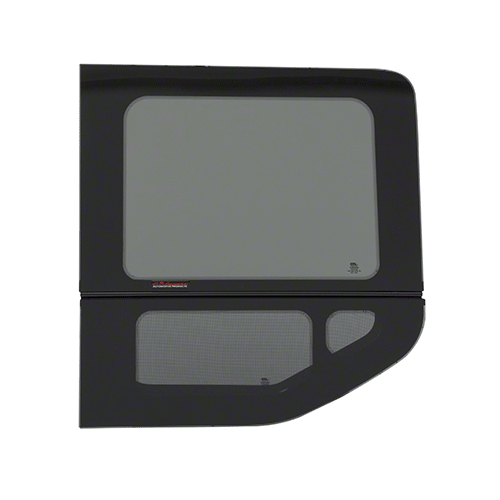 CRL FW294L 2015+ OEM Design 'All-Glass' Look Ford Transit Driver's Side Rear Quarter Window for 148" Standard Body ONLY Medium and High Top Vans