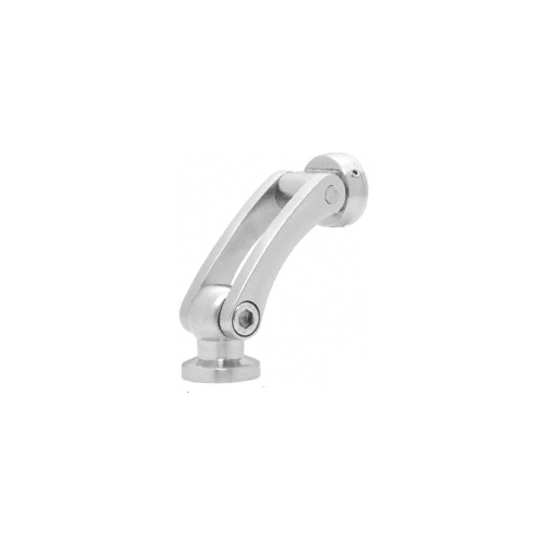 CRL SGF01BGW 316 Brushed Stainless Dual Pivot Glass-to-Wall/Floor Swivel Fitting
