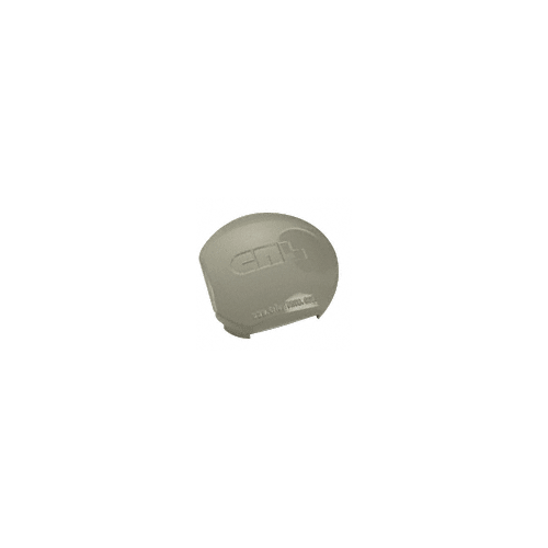 CRL PC9RBGY Beige Gray Round Post Cap for Aluminum Windscreen System 90 Degree Corner Posts