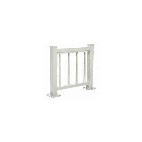 Agate Gray 100 Series Aluminum Picket Railing System Large Showroom Display - No Base