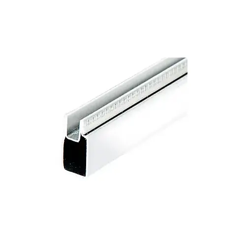 White 3/8" Roll Formed Aluminum Window Frame - 144" Stock Length