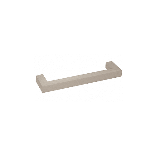 CRL SQ18BN Brushed Nickel "SQ" Series 18" Square Tubing Mitered Corner Single-Sided Towel Bar