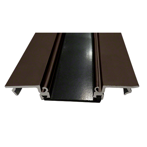 CRL-U.S. Aluminum 45XVE22 Bronze Black Anodized Open Back Filler - 24'-3" Stock Length