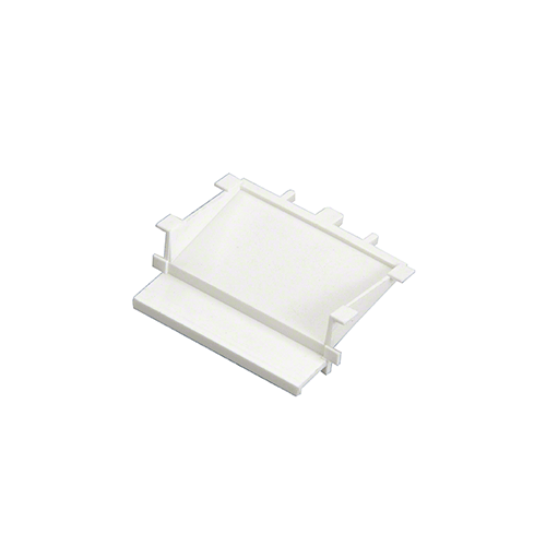 CRL-U.S. Aluminum WD703 White Water Diverter for Structural Glazed Horizontals - 50/Pk