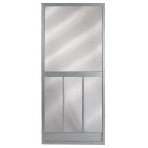 Crl 2011004104 Bravo Gray 32 X 80 Hinged Steel Screen Door