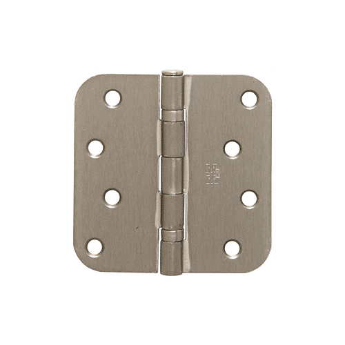 CRL RB48DN Dull Nickel 4" x 4" Residential Bearing Hinge 5/8" Radius