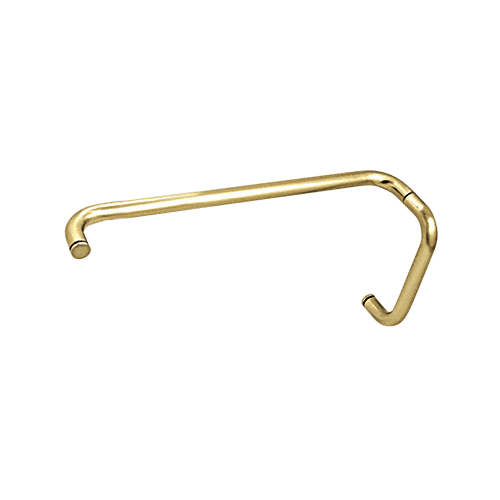 Polished Brass 8" Pull Handle and 18" Towel Bar BM Series Combination Without Metal Washers