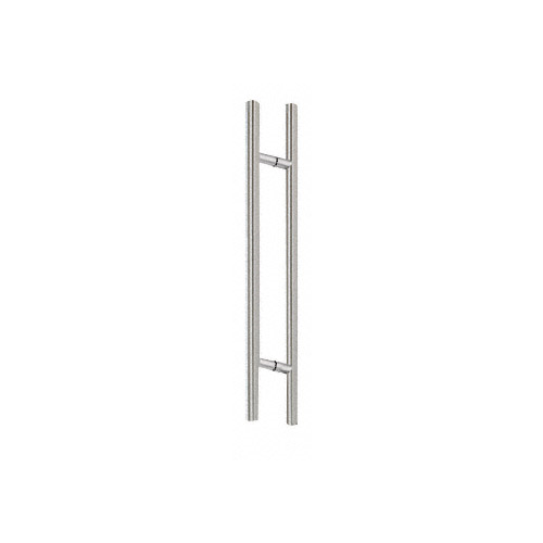 CRL 36LPBS Brushed Stainless 36" Extra Length Ladder Style Back-to-Back Pull Handle