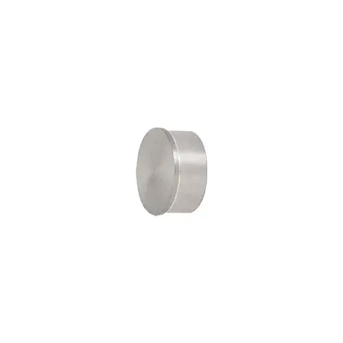 CRL HR15FBS Brushed Stainless Flat End Cap for 1-1/2" Round Tubing