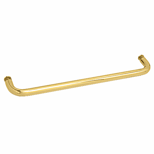 Polished Brass 30" BM Series Single-Sided Towel Bar Without Metal Washers