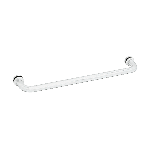 White 26" BM Series Tubular Single-Sided Towel Bar