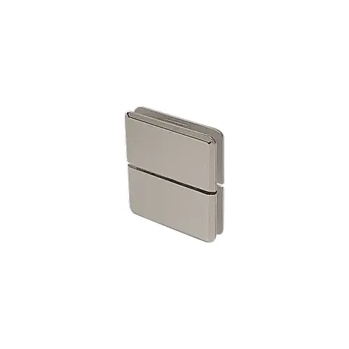 CRL JRPPH02BN Brushed Nickel Junior Prima 02 Series Glass-to-Glass Mount Hinge