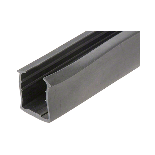 CRL GRRF2021PV Roll Form Cap Rail Black Rubber Insert for 27/32" (21.52 mm) Laminated Glass