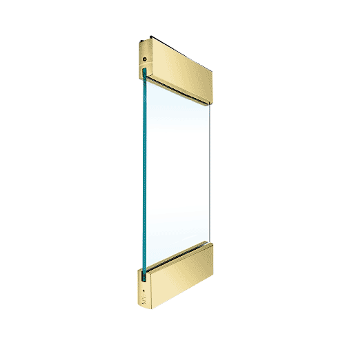 Polished Brass Type 1 Standard with 4" Square Rails Top and Bottom