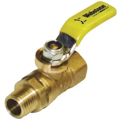 1/8 in. Brass FIP x MIP Full Port Mini Ball Valve