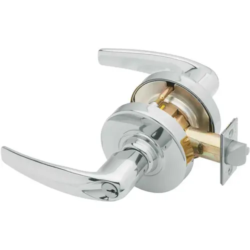 ND Series Bright Chrome Storeroom Function Door Lever