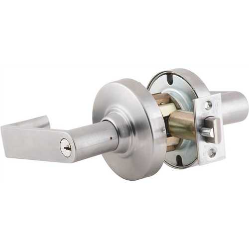 ND Series Satin Chrome Storeroom Function Door Lever