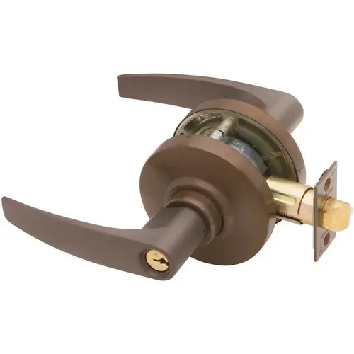 AL Series Oil Rubbed Bronze Storeroom Function Door Lever