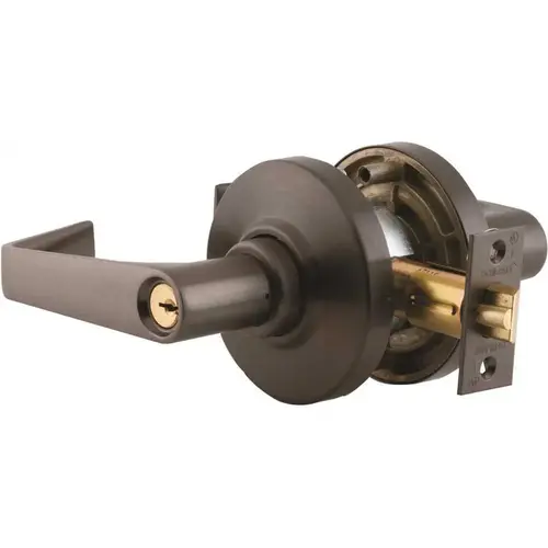 AL Series Oil Rubbed Bronze Storeroom Function Door Lever