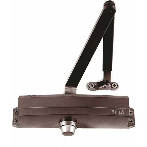 1250 Series Surface Mounted Door Closer, Dark Bronze Painted