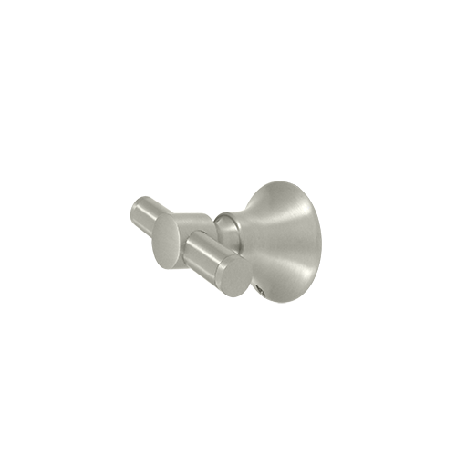 88 Series Contemporary Robe Hook Double Satin Nickel