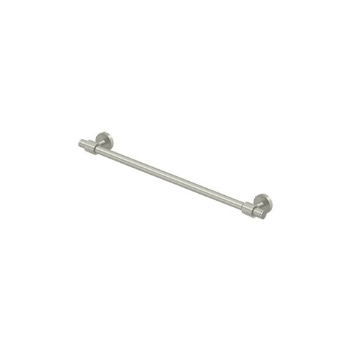 24" Center To Center Sobe Series Towel Bar Single Brushed Nickel