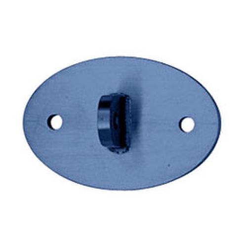 Custom Color Oval Shaped Mounting Plate Powder Coated