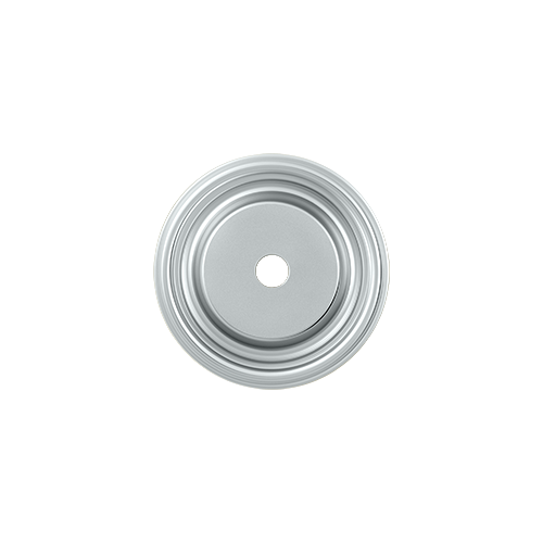 1-1/2" Diameter Round Backplate For Cabinet Knobs Chrome