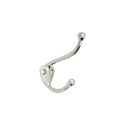 Deltana CAHH3U14 3-1/4" Height Accessory, Coat and Hat Hook Polished Nickel