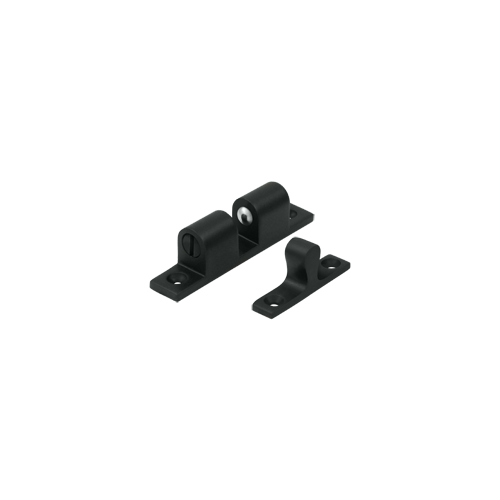 2-1/4" Base Length Accessory Double Ball Tension Catch Black