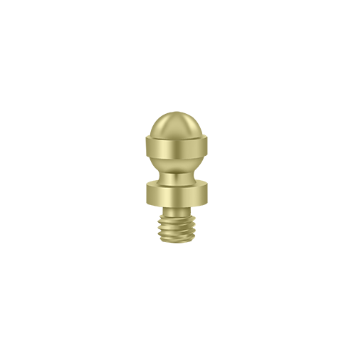 5/16" Diameter Acorn Tip Door Cabinet Hinge Finials Unlacquered Brass