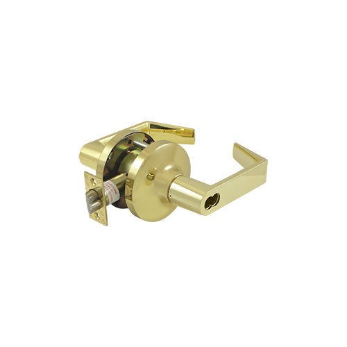 Clarendon Pro Series Grade 1 Commercial Leverset Entry Without CYL Polished Brass