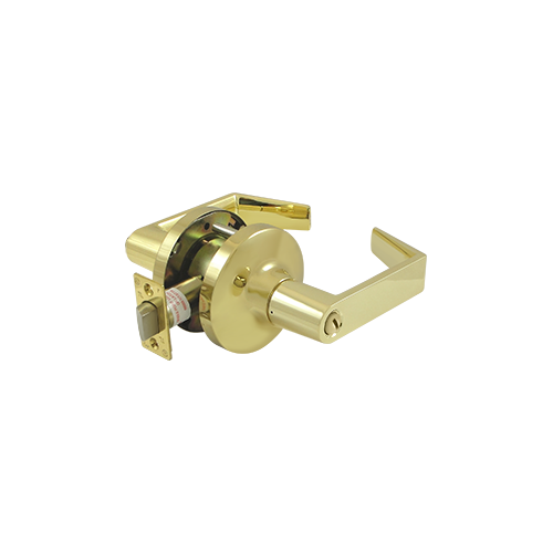 Deltana CL502FLC-3 Clarendon Pro Series Grade 1 Commercial Leverset Privacy W/CYL Polished Brass