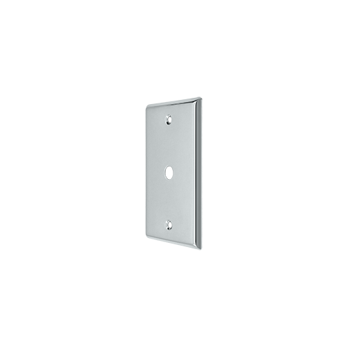 Deltana CPC4764U26 Switch Plate Cover 1 Cable Polished Chrome