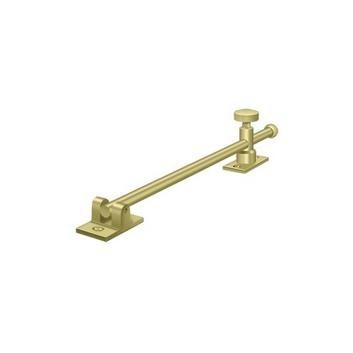 12" Length Casement Stay Adjuster HD Polished Brass