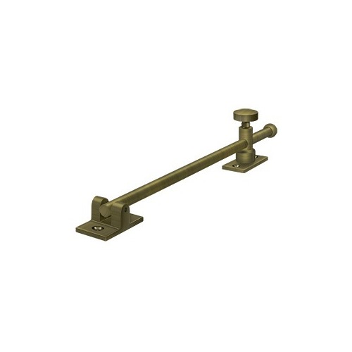 12" Length Casement Stay Adjuster HD Antique Brass