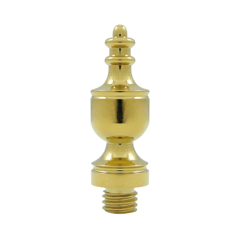1-3/8" Height Urn Tip Decorative Finials For Hinges Lifetime Brass