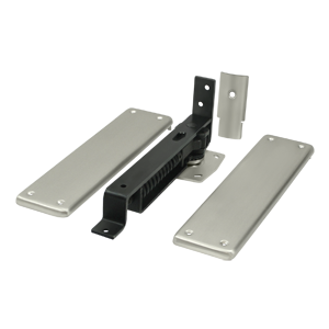 4 Double Action Self Closing Door Hinge With Screw (Color : Satin)