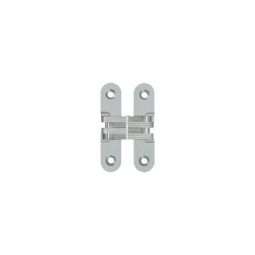 2-3/4" Height X 5/8" Width Invisible Concealed Door Hinge Brushed Chrome