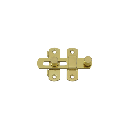 2-3/8" Height Tall Cabinet Drop Latch Polished Brass