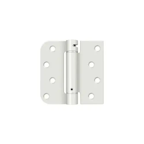 4" x 4" x 5/8" x SQ Spring Hinge, UL Listed in Prime Coat White