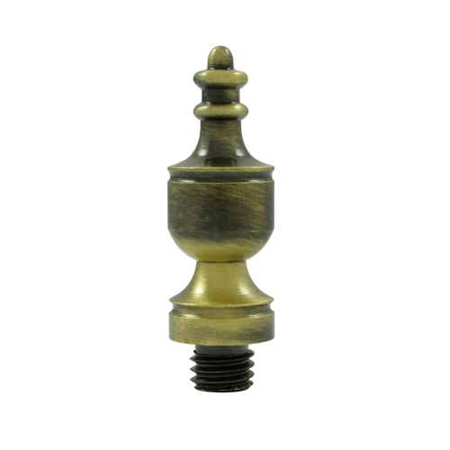 1-3/8" Height Urn Tip Decorative Finials For Hinges Antique Brass